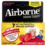 AirBorne, добавка для поддержки иммунитета, ягодный вкус, 10 шипучих таблеток