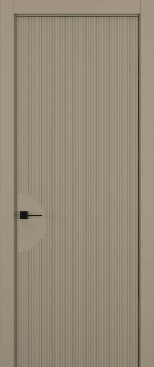 Дверь 6 VERTICAL Матовый Серо-бежевый