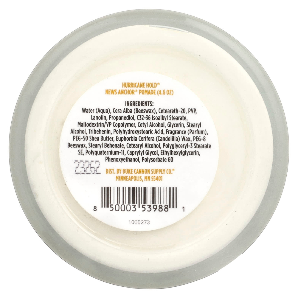 Duke Cannon Supply Co., Hurricane Hold®, News Anchor®, помада, 130 г (4,6 унции)