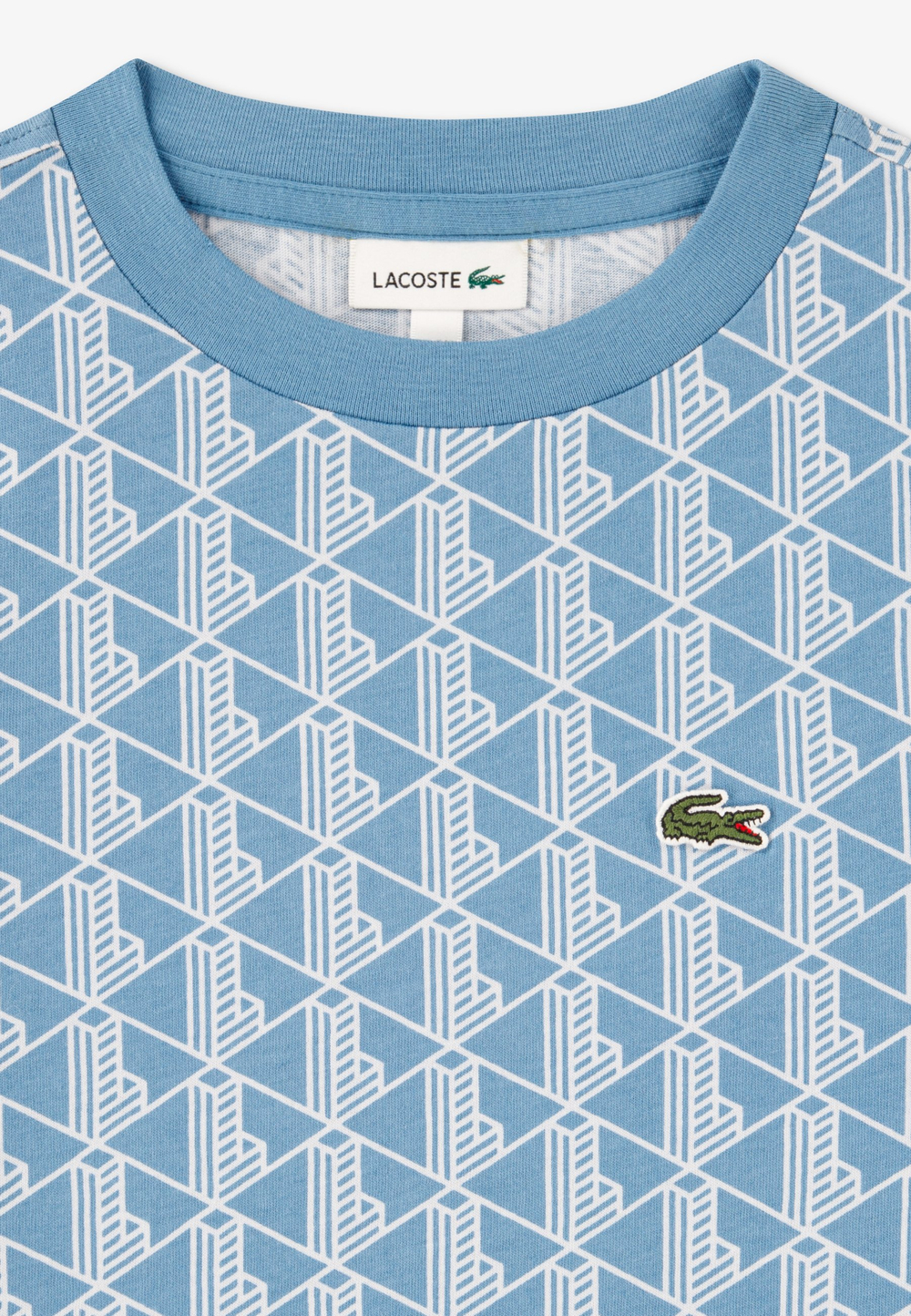 Lacoste MONOGRAM - Футболка с принтом - Синий