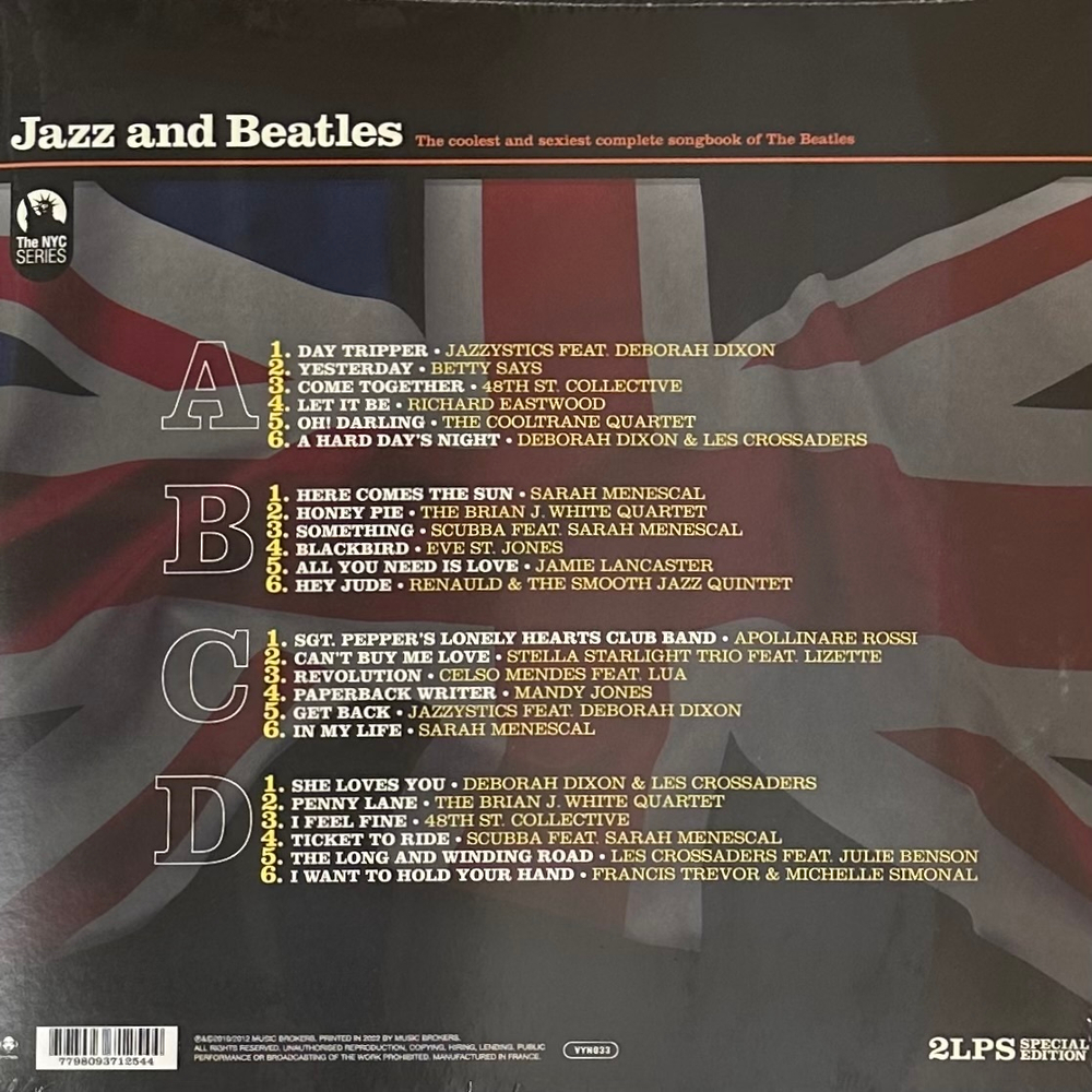 Сборник Jazz And Beatles 2LP (Франция 2022г.) Color