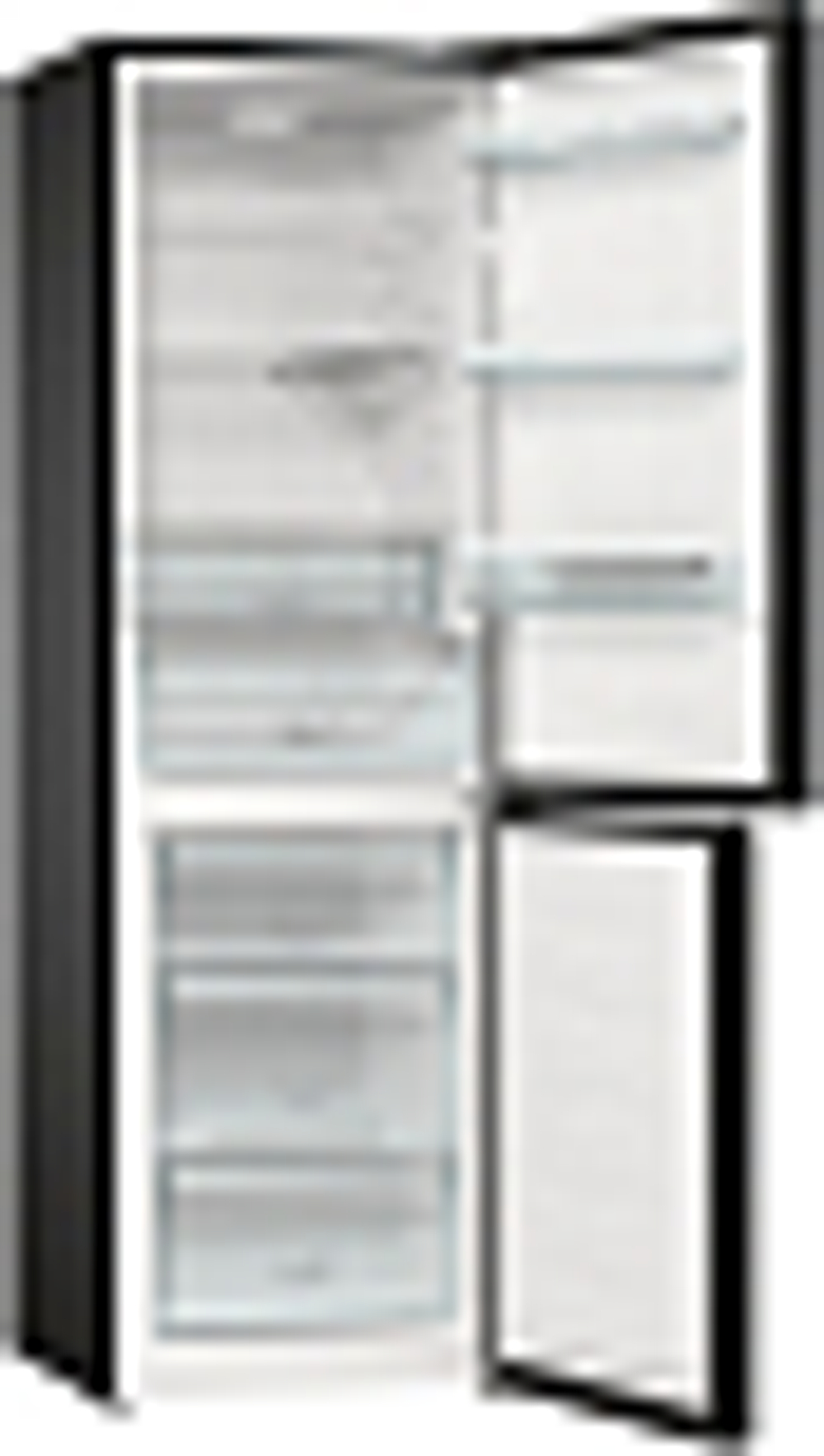 Отдельностоящий двухкамерный холодильник Gorenje RK6191SYBK