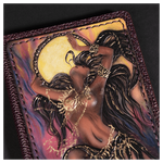 Кожаная обложка на паспорт «Шаманка» (фигура)