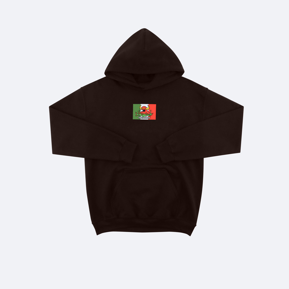Купить Худи Thrasher x Toy Machine Hecho Hoodie (dark chocolate)
