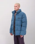 Купить Пуховик Anteater Downjacket Velvet Голубая Пуховик Anteater Downjacket Velvet Голубая