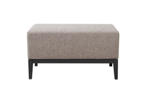 Банкетка Fjord 80 см (бежевый рогожка, бук под эмалью)