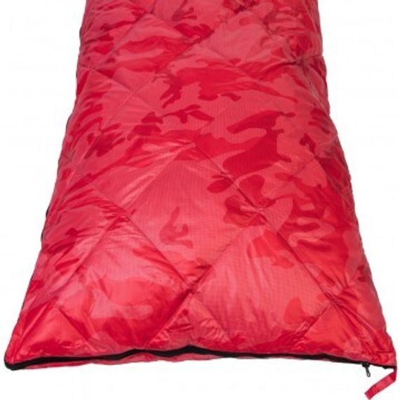 Спальный мешок пуховый PREMIER 210х72см (t-5C) красный (PR-SB-210x72-R)