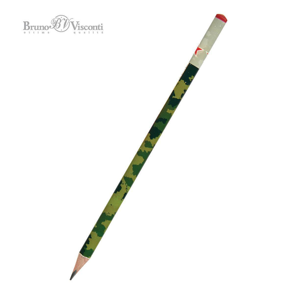 Карандаш ч/г НВ HappyGraphix "Милитари" (BrunoVisconti)