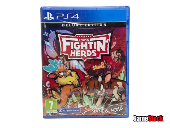 PS4 Them's Fightin' Herds Deluxe Edition (Новый, Русские субтитры, CUSA-35349)