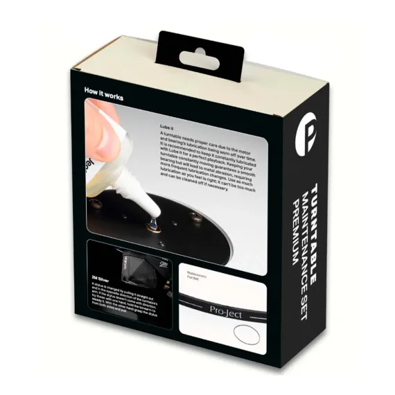 Pro-Ject Maintenance Set Premium (Lube It/Drive Belt/2M Silver Stylus)