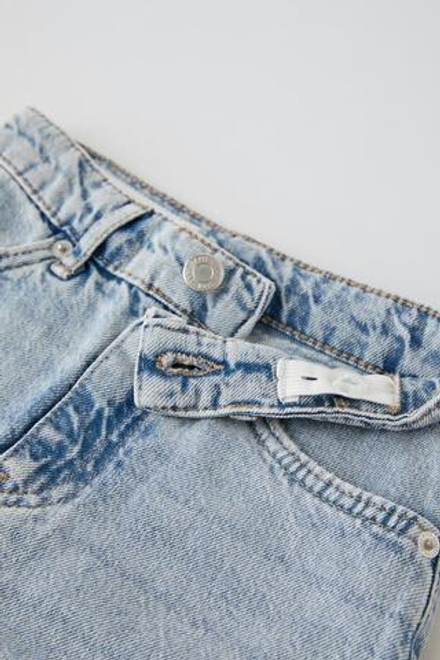 ZARA ДЛИННАЯ ДЖИНСОВАЯ ЮБКА, СИНИЙ