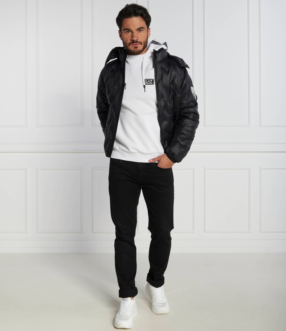 Худи EA7 - белый(6RPM15 PJ07Z)