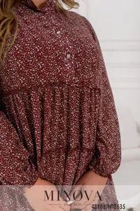 Платье 8635-бордо Minova