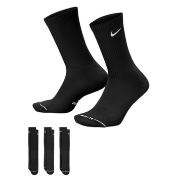 Теннисные носки Nike Everyday Elevated Crew 3P - black