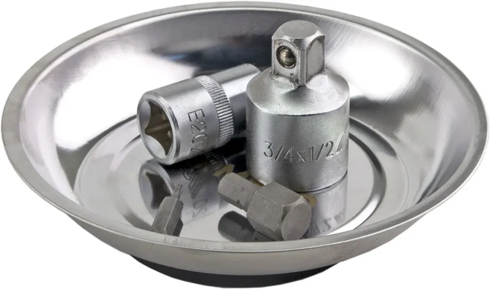 Тарелка-поддон магнитный для хранения крепежных элементов, Ø150мм., ZIPMEND