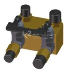 Газораспределитель 2x2 с запорным клапаном Promotech