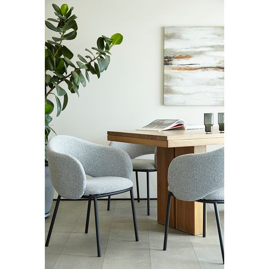 Стул coastal, букле, дымчато-серый