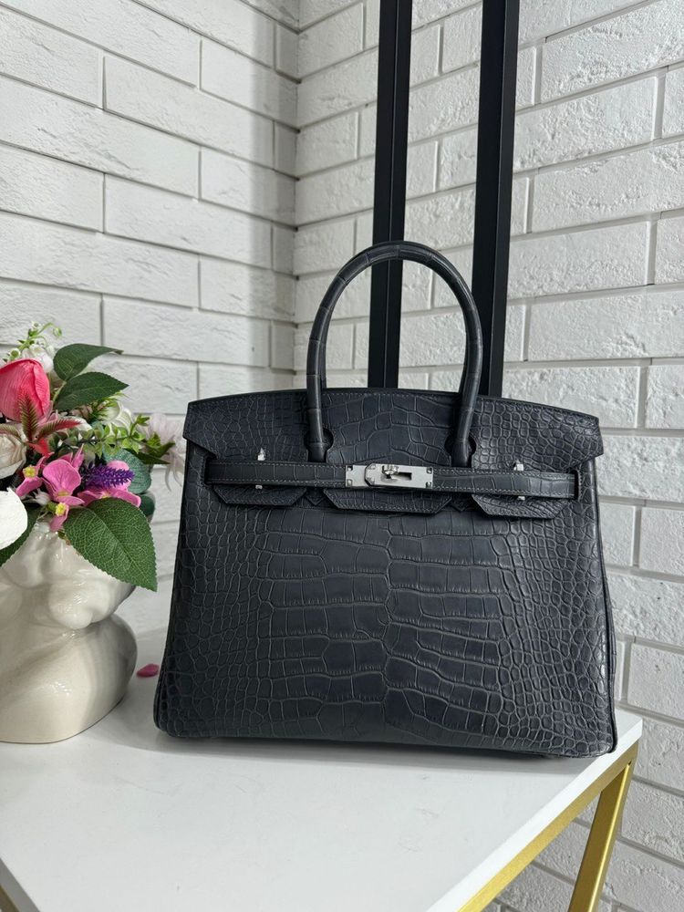 Сумка Hermes из кожи крокодила 30 см, арт. 478767781