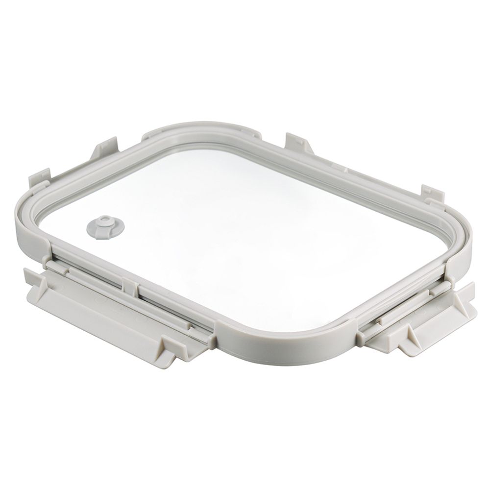 Контейнер для запекания и хранения прямоугольный Click Glass, 1,5 л, светло-серый