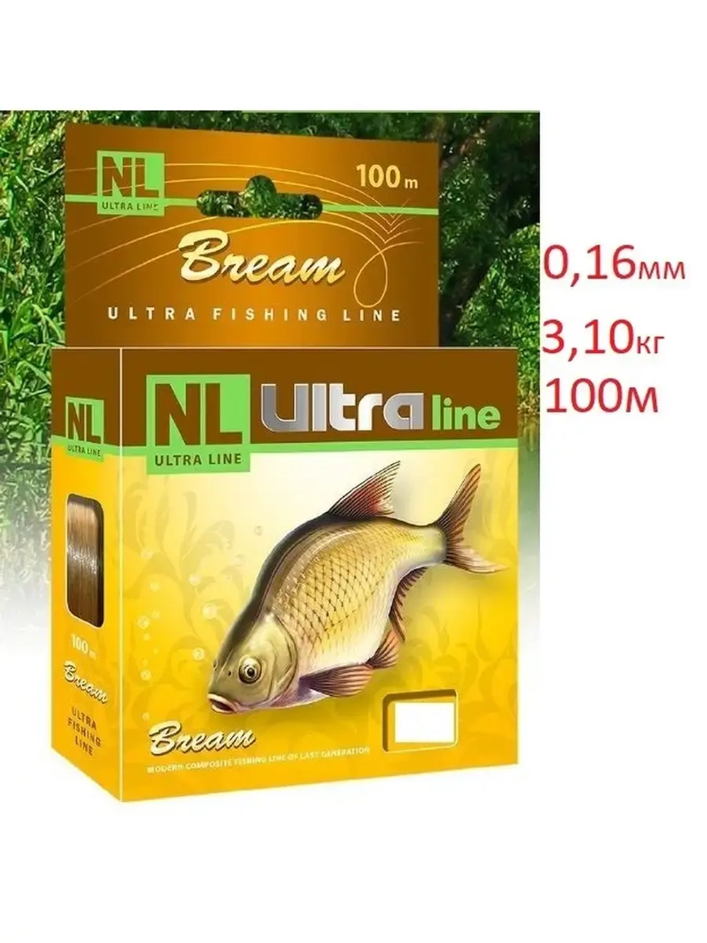 Леска NL ULTRA BREAM (Лещ) 100m