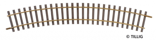 R11: Кривая - R366 мм/30°, Tillig Elite H0