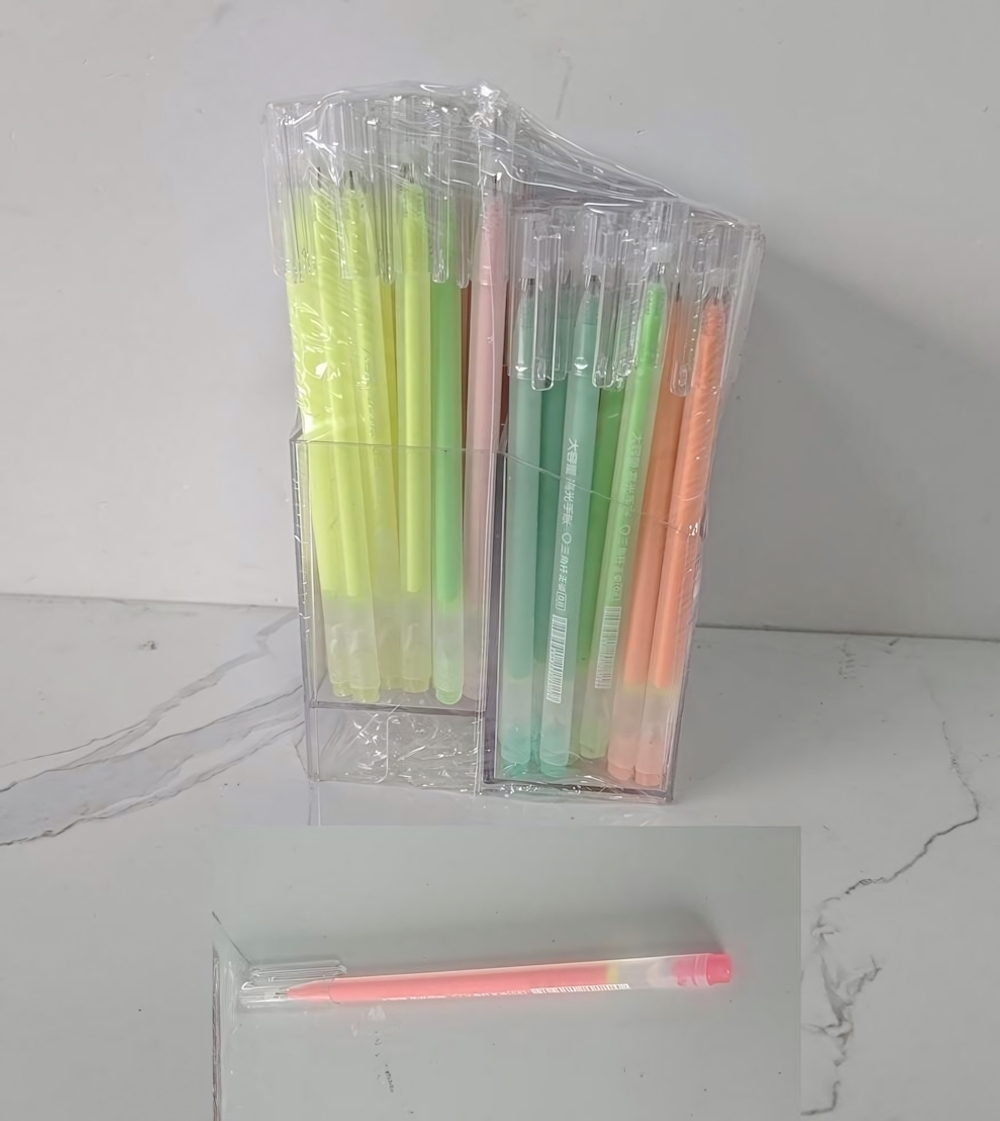 Ручка гелевая цветная "Pastel" 0,6мм, микс из 6 цветов