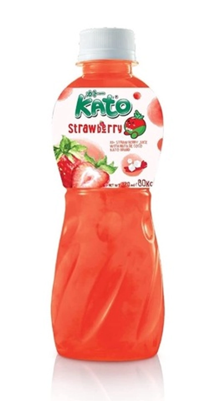 Напиток с кокосовой мякотью со вкусом клубники Kato