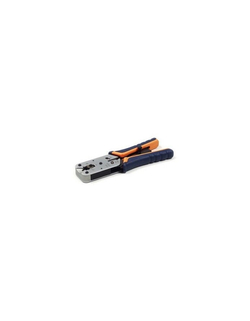 Инструмент обжимной Hyperline HT-L2182R Инструмент обжимной для RJ-45, профессиональный