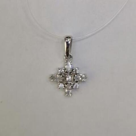 Подвеска из золота с фианитами