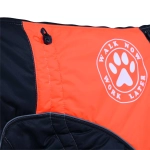 комбинезон для собаки оранжево черный вырез на суку