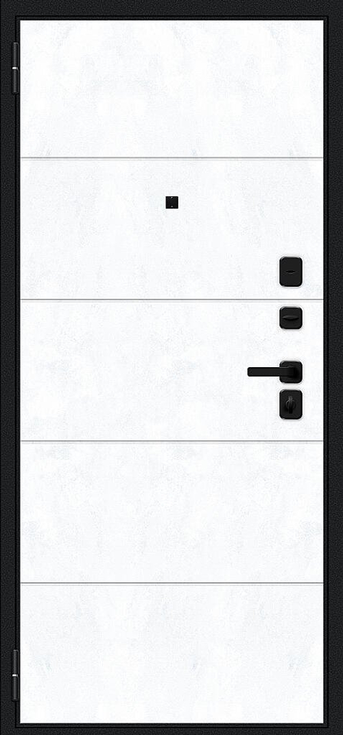 Граффити-1 Инсайд/SBlack Букле черное/Snow Art 205*86 левое