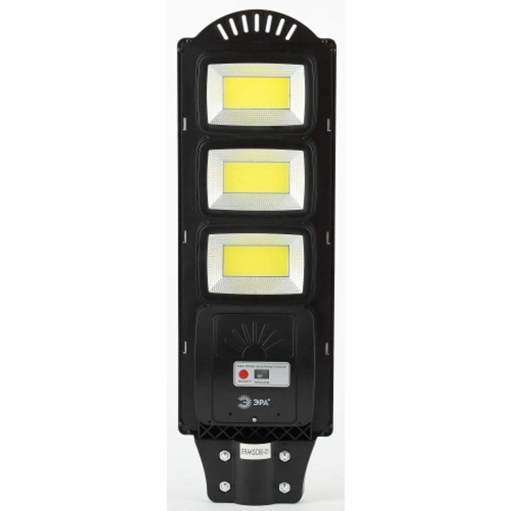 ЭРА Консольный светильник на солн. бат.,COB, 60W, с датч. движ., ПДУ, 1100lm, 5000К, IP65 | Уличное освещение на солнечных батареях