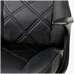 Кресло игровое Helmi HL-S04 "Mixed", экокожа черная