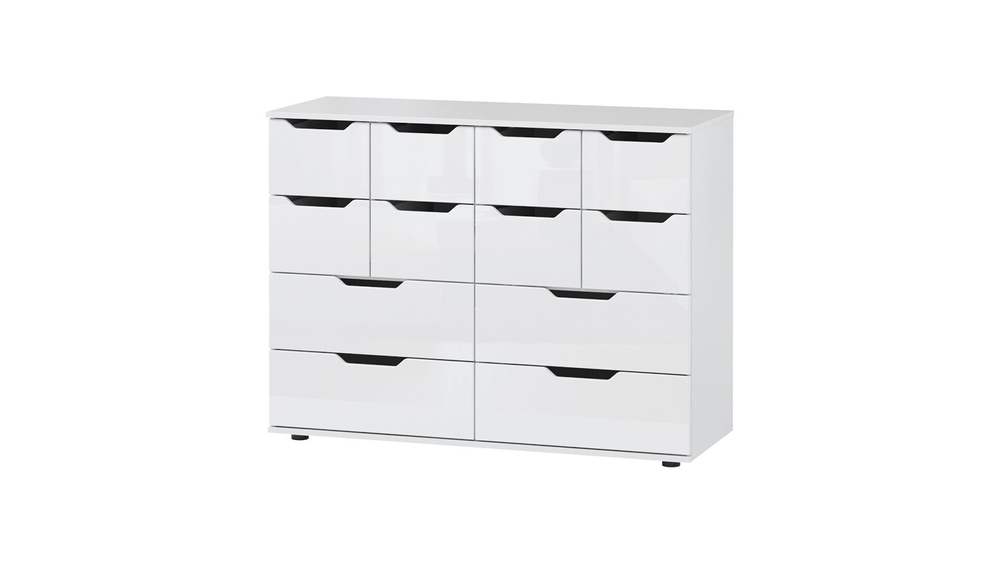 Комод Генри-15 IKEA (МДФ) Белый DM635-6 120*45*91 см,    Фиеста