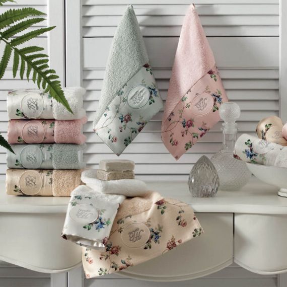 Набор полотенец  ROSELAND Lux 2 пр   TIVOLYO HOME Турция