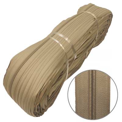 Молния спираль рулонная Т5, бежевый