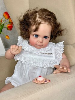 Кукла Реборн мягконабивная 60см (FA-596A1)