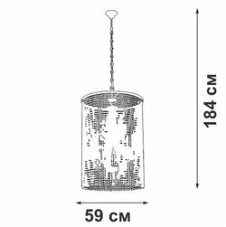 Подвесная люстра Vitaluce V5817 V5817-7/6
