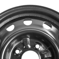 Диск штампованный R15 6J 4x114.3/66.1 ET45 GANZ Black GRN15057
