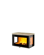 Печь-Камин АСТОВ КУБ 3С 800