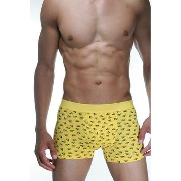 Трусы мужские боксеры 3в1 (желтые с принтом, черные, желтые)  DARKZONE DZN9039