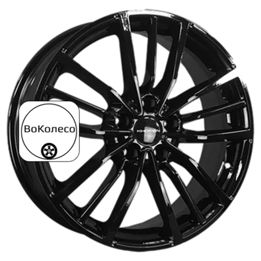 7x18/5x114,3 ET37 D66,5 KHW1812 (Dargo/Jolion) Black Khomen Wheels