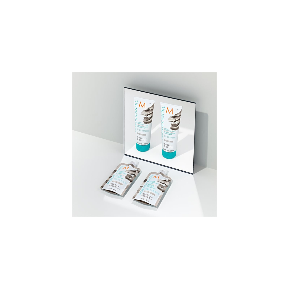 Moroccanoil Color Depositing - нежная питательная маска без стойких красящих пигментов /  Platinum 200  ml  / GTIN 7290113140622