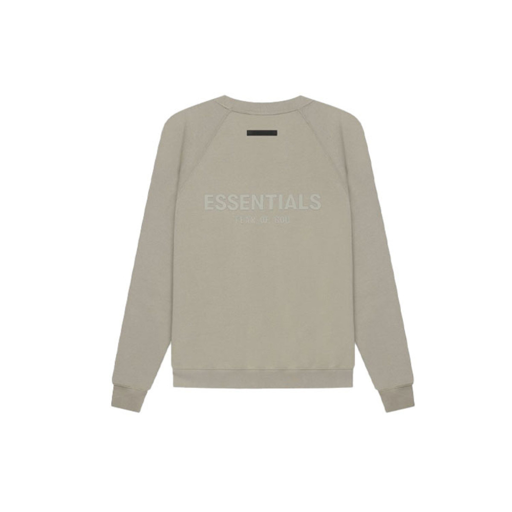 Толстовка Fear of God Essentials SS21 Pull-Over Crewneck Moss Logo, FOG-SS21-580