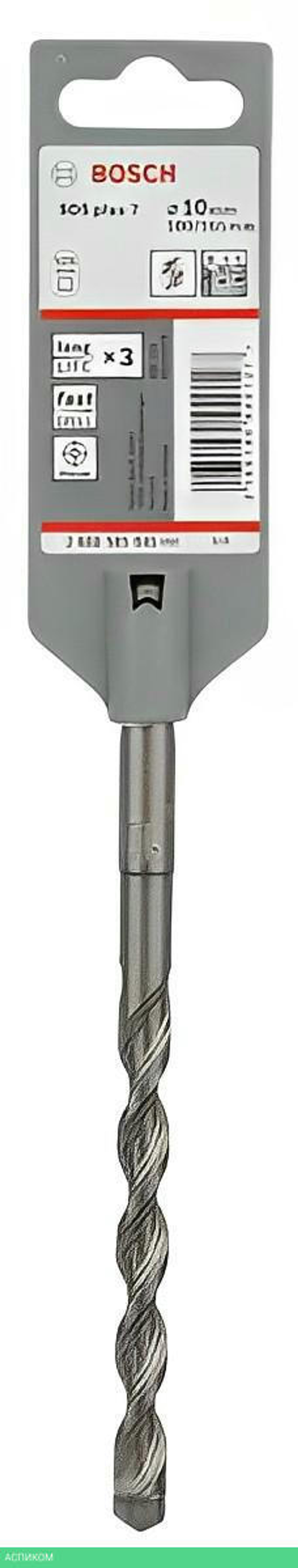 Бур Bosch SDS-plus 10х100х165мм SDS-plus-7 2608585045