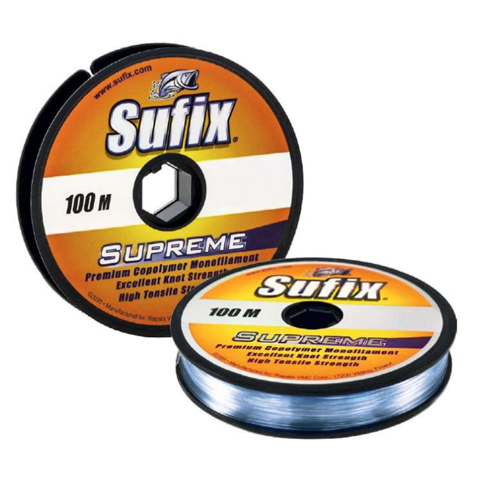 Леска монофильная Sufix Supreme 100 м 0.90 мм 50 кг (1ш)