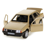 Модель ин. мет. "Lada-21099 Спутник" 12см, двери, багаж, бежевый, коробка 21099-12-BG (Технопарк)