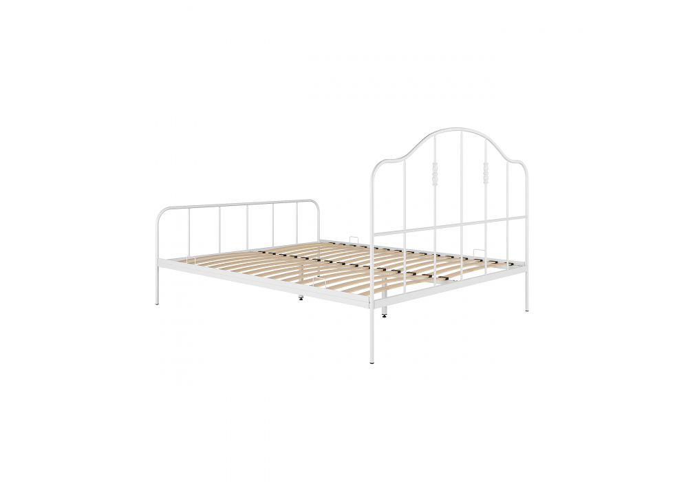 Двуспальная кровать Милена 160х200 белая