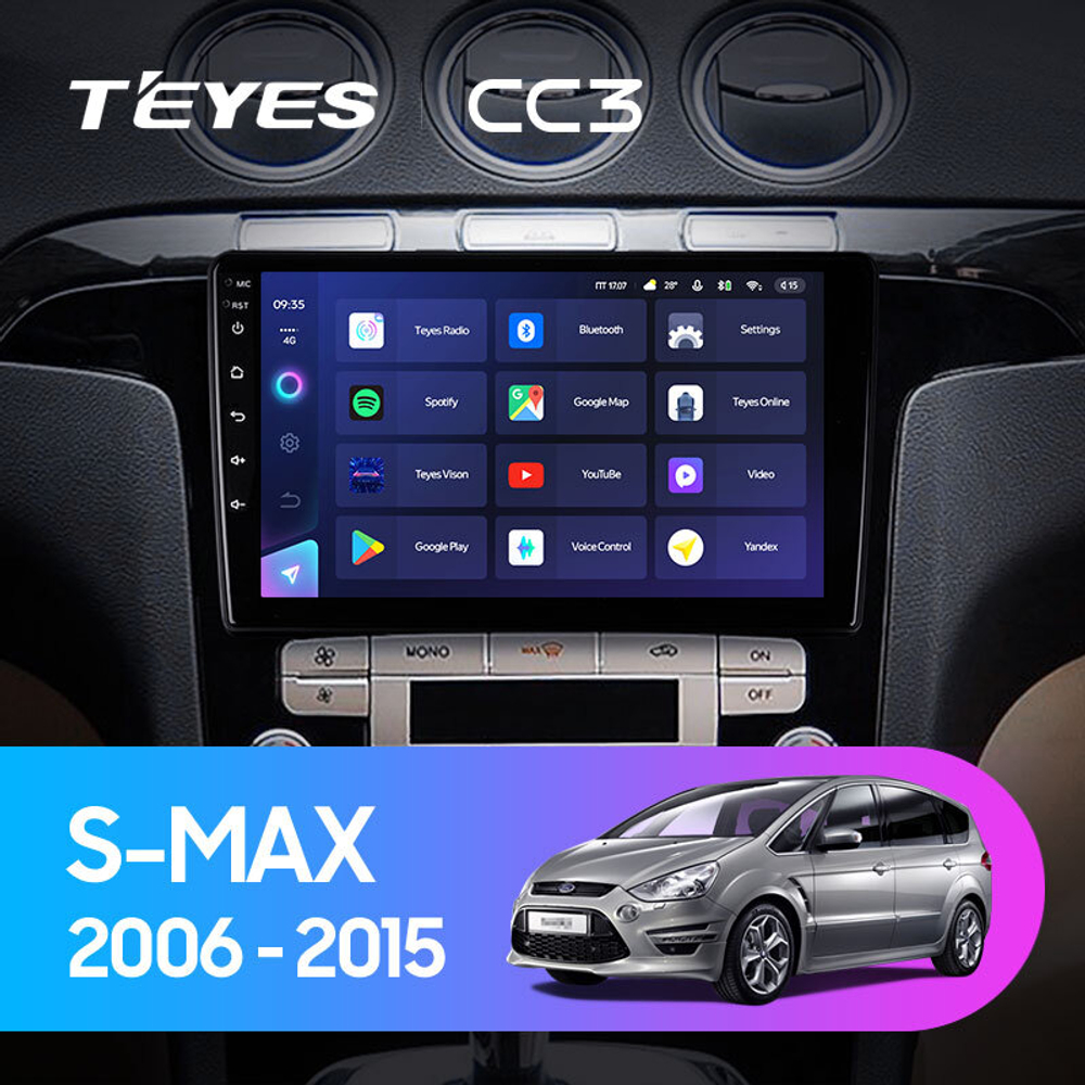 Teyes CC3 9"для Ford S-MAX 2006-2015