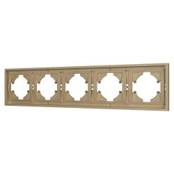 Рамка пластиковая FRM-TENDO-SFPL-5-GD (Arlight, Матовый песочный) 054658